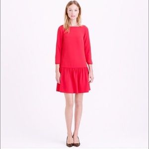 J. Crew crepe drop-waist dress